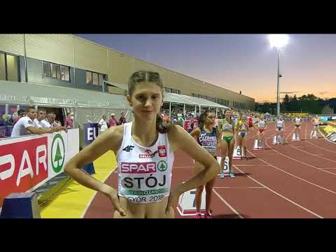 Girls 800m at U18 European Championships 2018