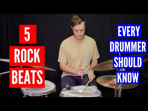 5 ROCK BEATS Every DRUMMER Should Know