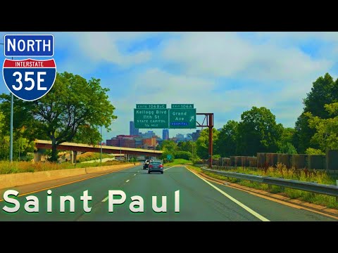 I-35E North thru St Paul, Minnesota