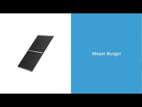 In 2 Min ausgecheckt: Meyer Burger Solarmodul