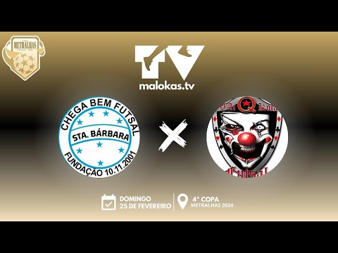 QUARTAS!! VAI Q KOLA FUTSAL X CHEGA BEM FUTSAL - 4º COPA METRALHAS 2024 🔥🏆