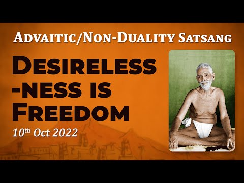 478. Bhagavan Ramana Satsang - Desirelessness is Freedom