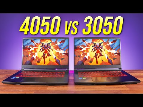 RTX 4050 vs 3050 Laptop Comparison - 25 Games Tested!