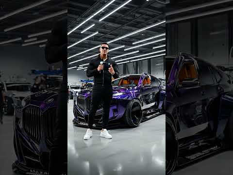Deep Purple BMW X6 🚀 Slammed, Widebody, Futuristic Cockpit | Unreal Build #bmw #bmwx6 #bmwnation