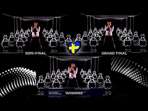 Måns Zelmerlöw - Heroes | Semi-Final - Grand Final - Winning (Sweden - Eurovision 2015) 50fps