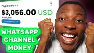 Make TOOMUCH MONEY WITH Whatsapp Latest Channel Update.