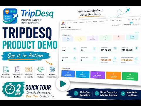 TripDesq Demo Video