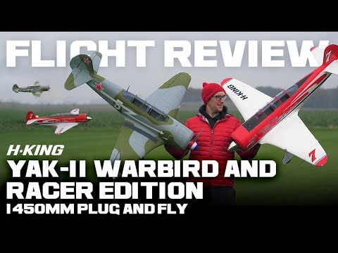H-King (PNF) Yak-11 Warbird and Racer Edition 1450mm (57") - Flight Review