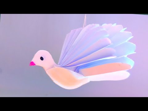 how to make paper bird easy || paper se bird kaise banaye #crafting#diy #craft