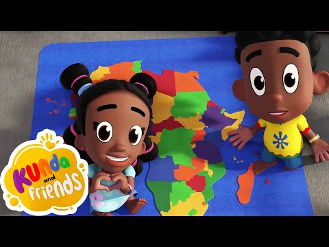 Africa Song | Kids Cartoons | Nursery Rhymes | Songs For Kids | Afrobeats Kids | Kunda & Friends