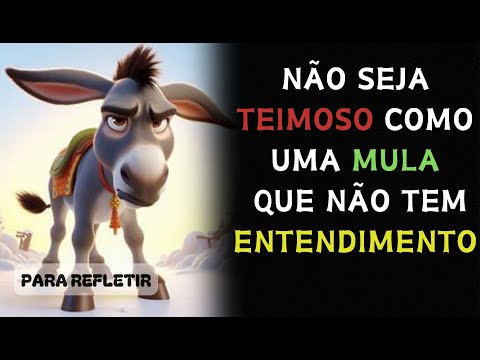 O Burro Teimoso  -  História Motivacional e de Reflexão