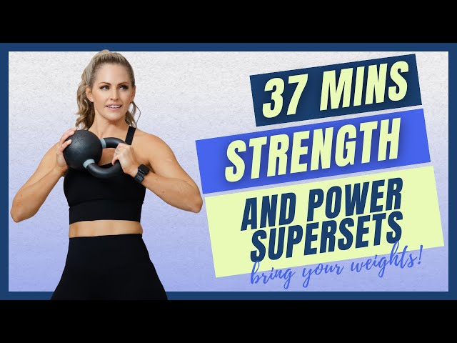 Strength & Power Superset with Weights