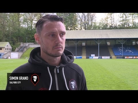 Halifax Town 1-1 Salford City (Halifax won on pens) - Simon Grand post-match interview