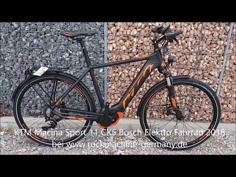 KTM Macina Sport 11 CX5 Bosch PERFORMANCELINE CX 75NM Intube 500 WH SLX M7000 Elektro Fahrrad 2018