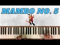 Piano Tutorial Lou Bega Mambo No 5