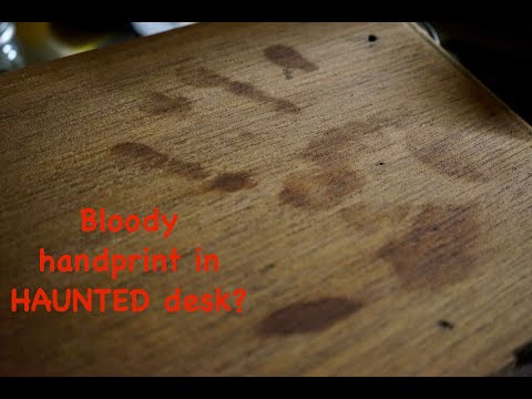 Haunted Antique desk restoration: The discovery.  Part 2 of 4.