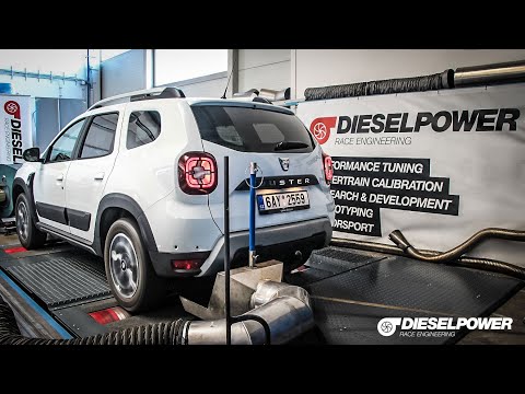 2019 Dacia Duster 1.5 dCi 4×4 dyno run by DIESELPOWER www.dp-race.com