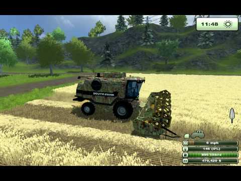 FS 2013 mod: Deutz 7545 (grass texture)