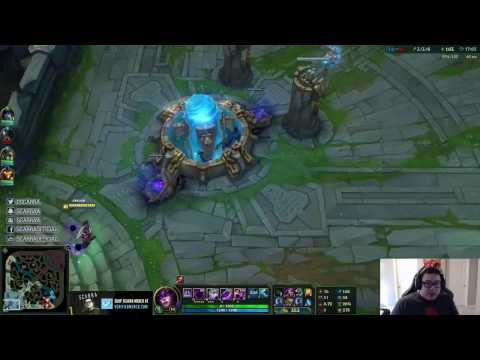 S7 Preseason Ranked Gameplay  Scarra as Syndra vs Vel'Koz Mid