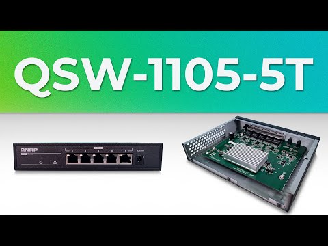 Switch 2,5 GbE de 5 puertos - QNAP QSW-1105-5T