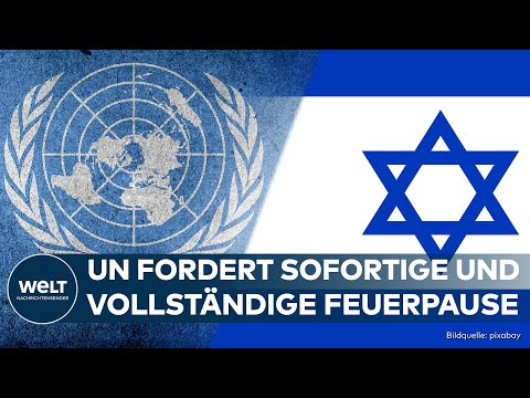 Video Thumbnail: GAZA-KRIEG:"Vollständige Feuerpause!" UN-Sicherheitsrat verabschiedet Resolution an Israel und Hamas