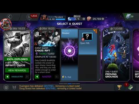 My 1st Master Chaos Rift Run - Marvel Contest of Champions