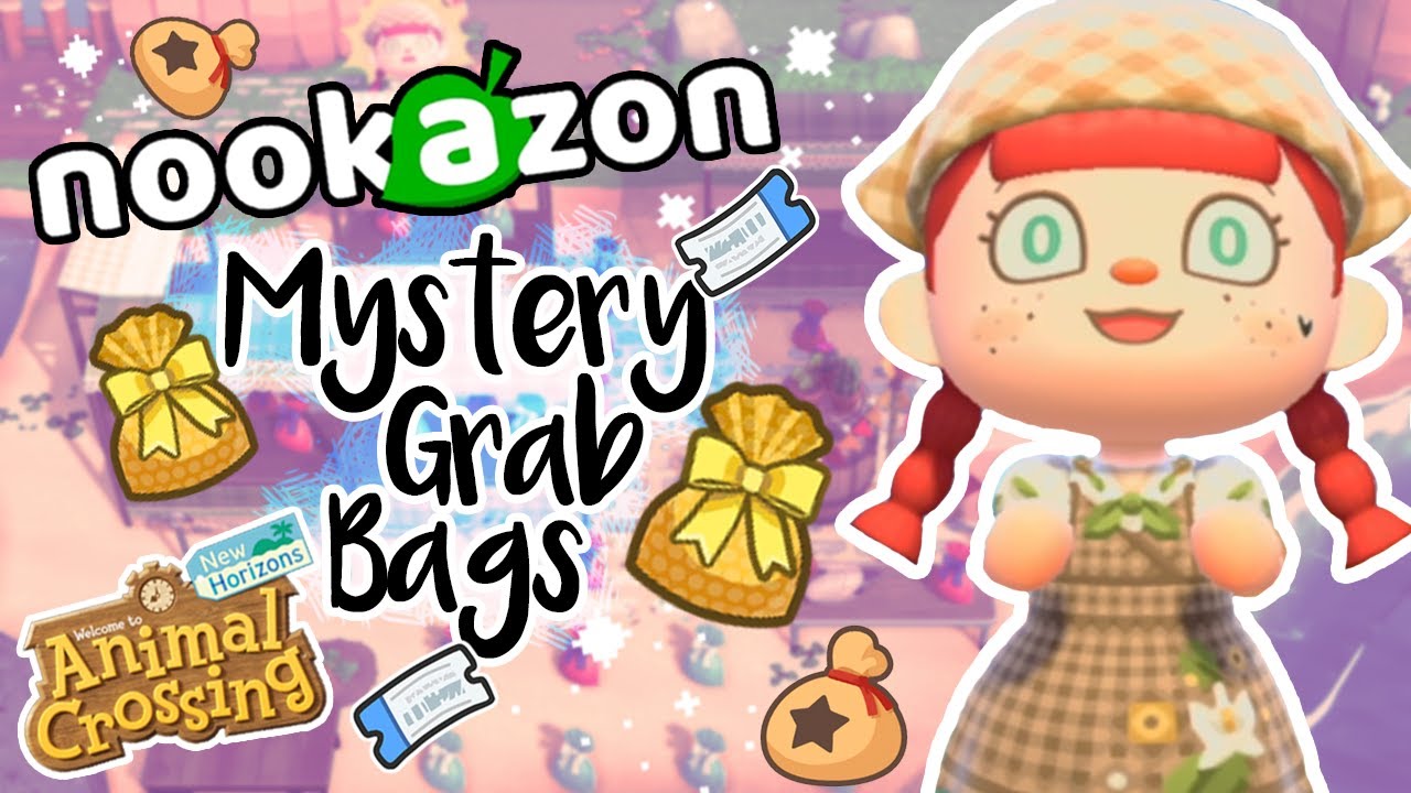 Buying and Selling MYSTERY GRAB BAGS from NOOKAZON! 🎁 | Animal Crossing New Horizons