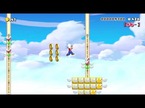 Super Mario Maker - SMBU - Sky High Ride 4-5