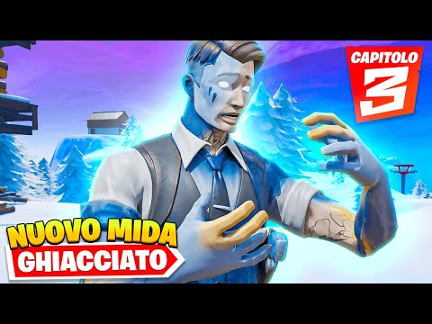 MIDA è TORNATO! Ma è stato Congelato! Vittoria Reale col NUOVO Pack Leggende Ghiaccio Nero Fortnite!