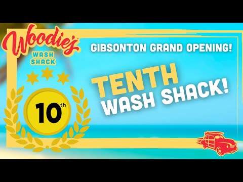 Woodie's Wash Shack Opens its 10th Wash Shack! (Gibsonton Grand Opening)