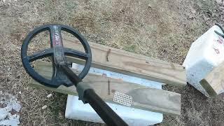 Deus 2 - 9" FMF Coil V4.0 Demo Video #1 - Shallow Iron and Coil Sweep Height