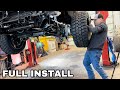 01 10 GM GMC 2500HD 3 Rough Country Lift Kit Full Install