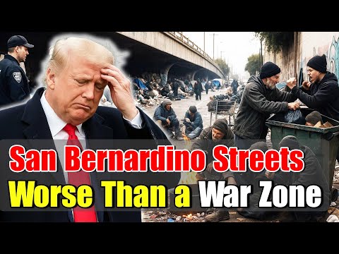 Homeless Crisis: The Heartbreaking Reality of San Bernardino’s Streets - Travel Documentary