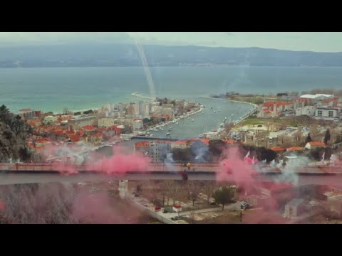 Pogledajte veličanstvene snimke spajanja mosta iznad Omiša