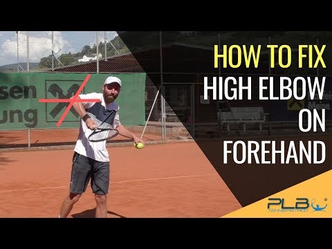 How To Fix High Elbow on Tennis Forehand I JM Tennis - Online Tennis Training Programs