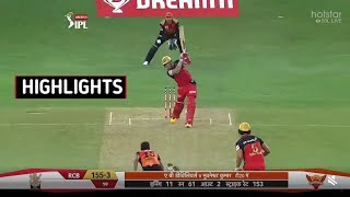 SRH vs RCB Full Highlights IPL 2020 | Sunrisers Hyderabad Highlights vs Royal Challengers Bangalore