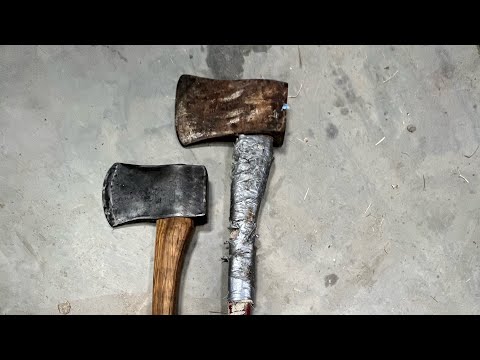 Fixing An Old And Loose Axe Handle
