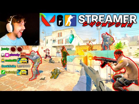 CS2 vs. VALORANT STREAMER SHOWDOWN