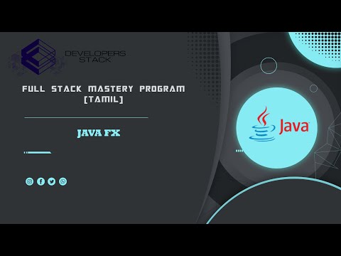 FSMB-Tamil-Day 33 JAVA FX  Part 1