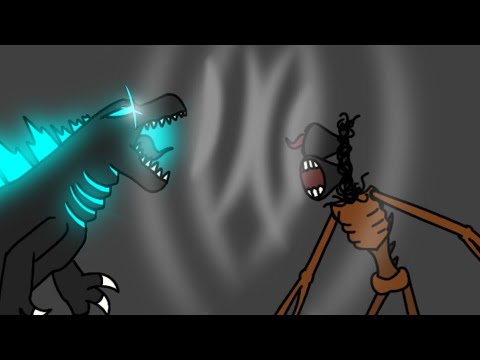 Godzilla 2014 Vs Mega Siren Head [FANMADE] || Speedpaint | IbispaintX