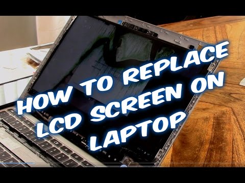 Easy way how to fix a broken laptop lcd screen