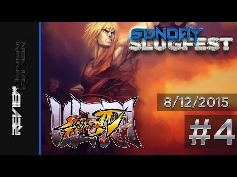 Sunday Slugfest #4 // Ultra Street Fighter IV // Online Ranked Battles - 8/12/15