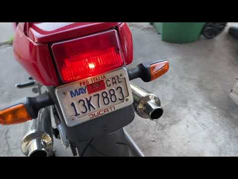 1993 Ducati 900SS start up 1-20-2021
