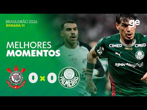 Gols e lances de Corinthians x Palmeiras