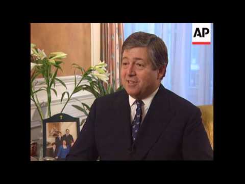 UK/SERBIA: CROWN PRINCE KARADJORDJE WATCHING EVENTS IN SERBIA