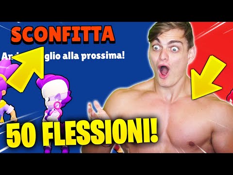 *ASSURDO* SE PERDO FACCIO 50 FLESSIONI CHALLENGE su BRAWL STARS ITA!