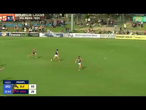 Rd 1 SANFL Snapshot - Norwood's Cam Taheny gets out the back for a goal