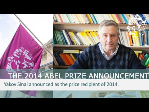 The Abel Prize announcement 2014 - Yakov Sinai