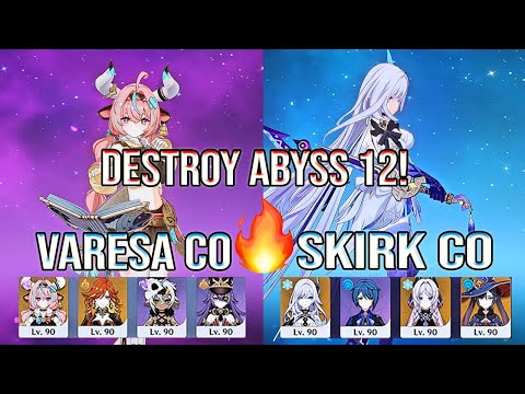 💥 Varesa & Skirk DESTROY Spiral Abyss Floor 12 | Genshin Impact