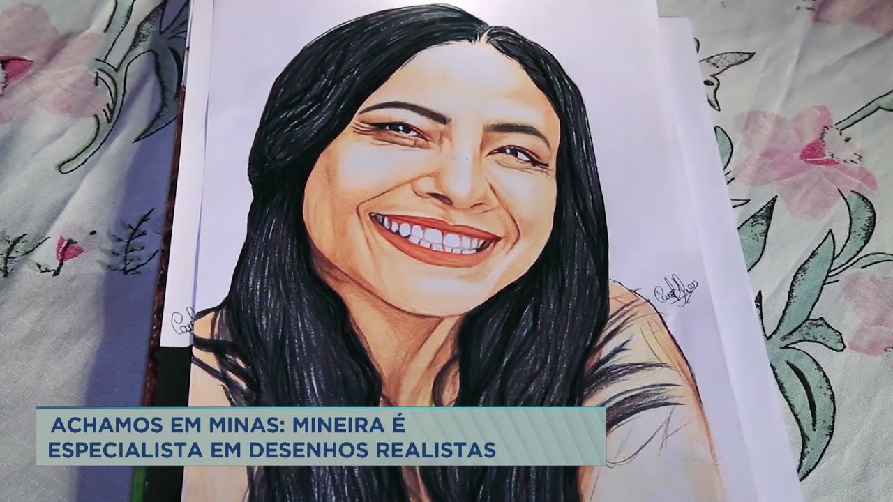 Achamos em Minas: moradora de Contagem (MG) faz desenhos realistas